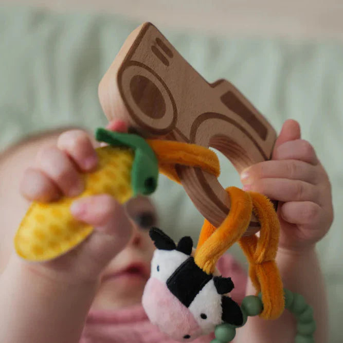 Sonajero de Madera - Granja | Little Big Friends