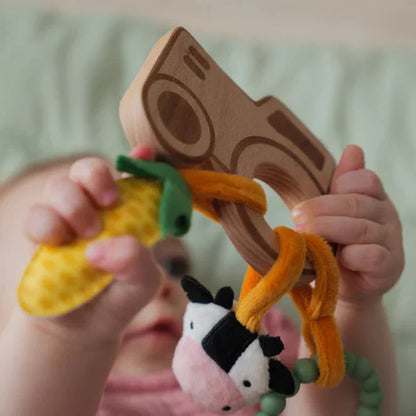 Sonajero de Madera - Granja | Little Big Friends