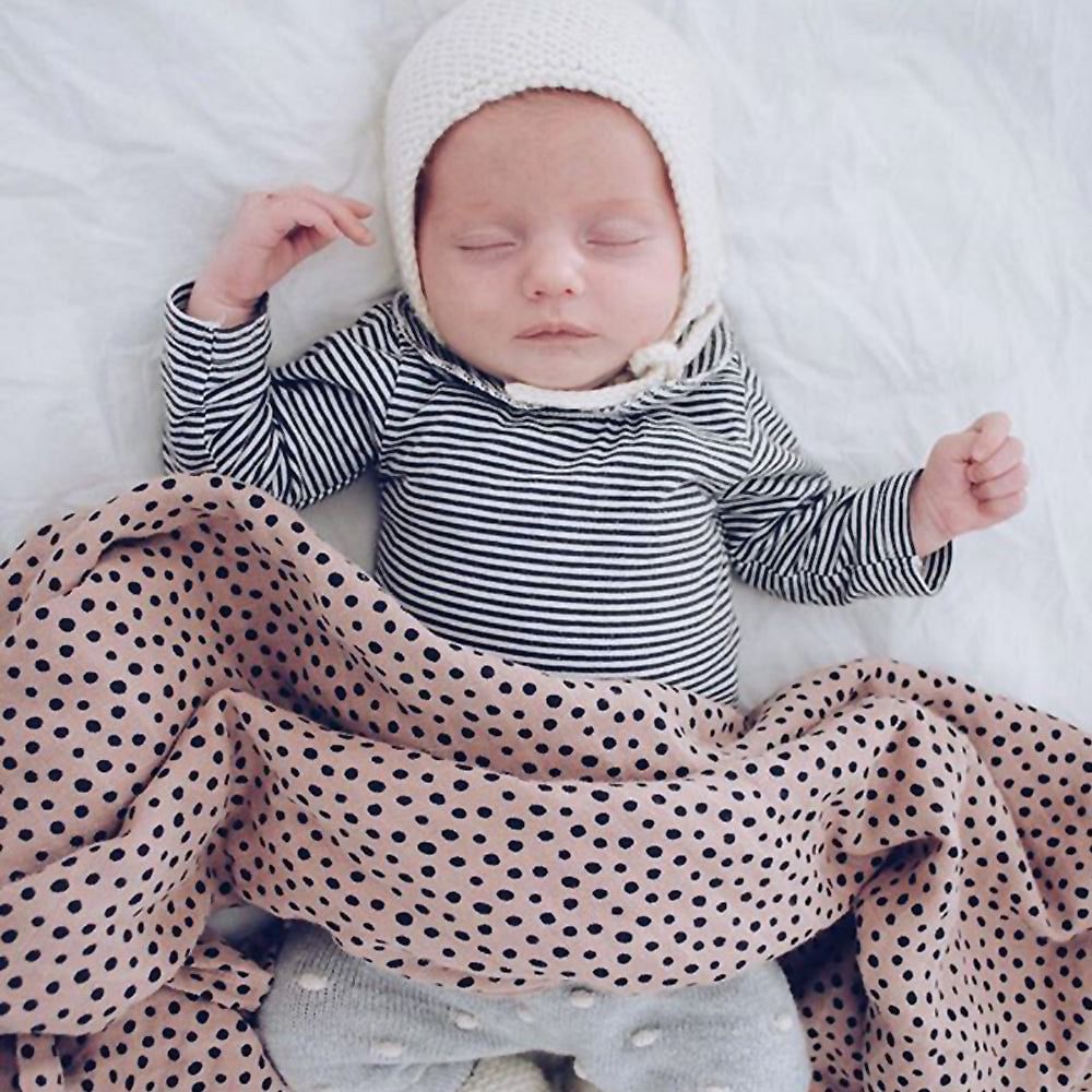 Pack 2 Muselinas Pequeñas - Happy Dots - Rosa | Done by deer