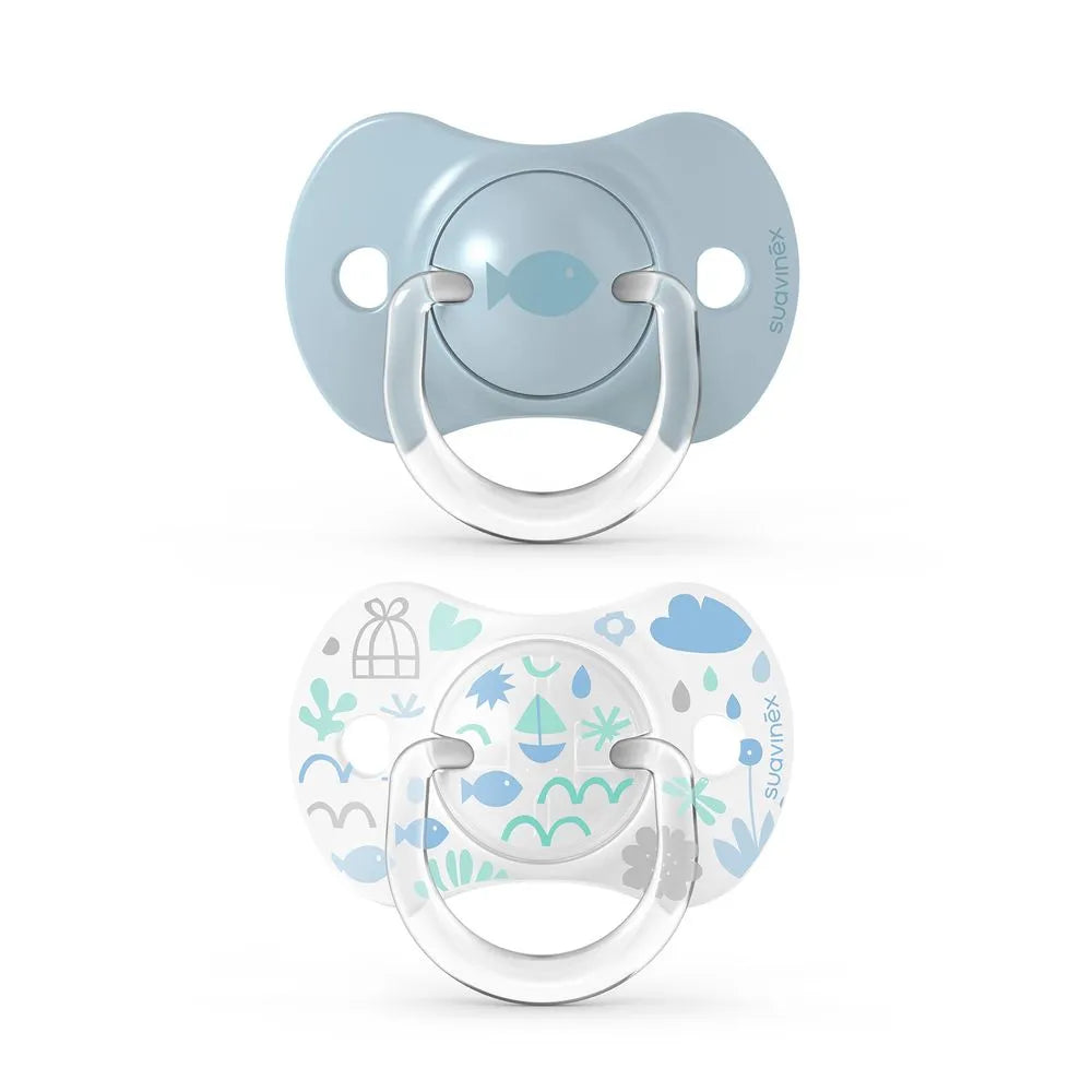 Pack of 2 Memories Physiological Pacifiers - Blue