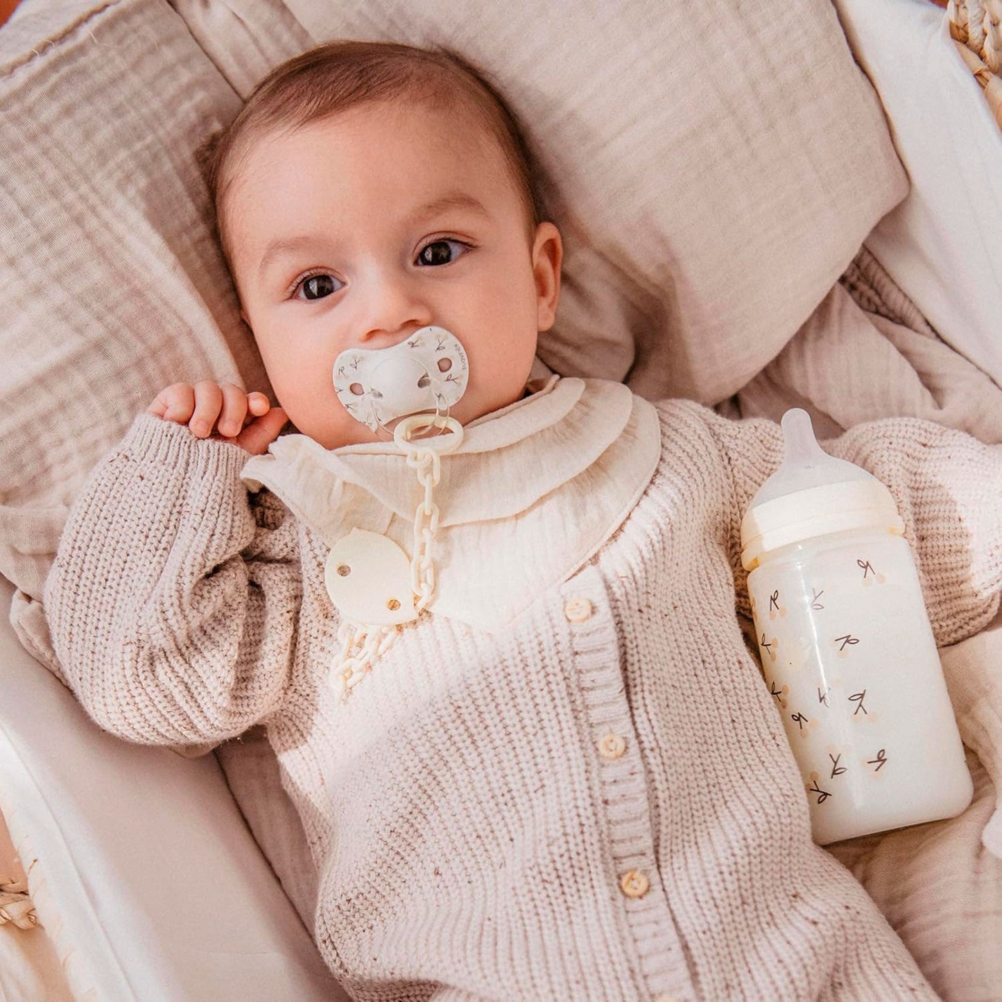 Pack de 2 Chupetes Fisiológicos SX Pro Birdies - Beige | Suavinex