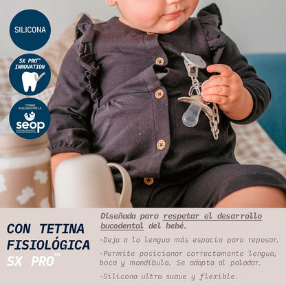 Pack de 2 Chupetes Fisiológicos SX Pro Birdies - Verde | Suavinex