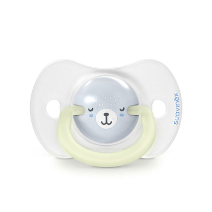 Pack de 2 Chupetes Fisiológicos Nocturnos Wild - Azul | Suavinex