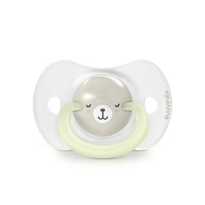 Pack de 2 Chupetes Fisiológicos Nocturnos Wild - Gris | Suavinex