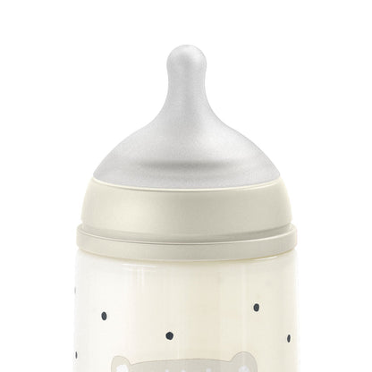 Mamadera de Silicona Flujo Medio con Tetina Fisiológica Wild - Beige - 270ml | Suavinex