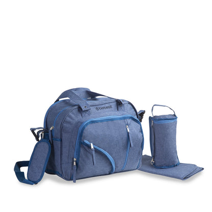 Bolso Maternal - Azul Melange | Bebesit