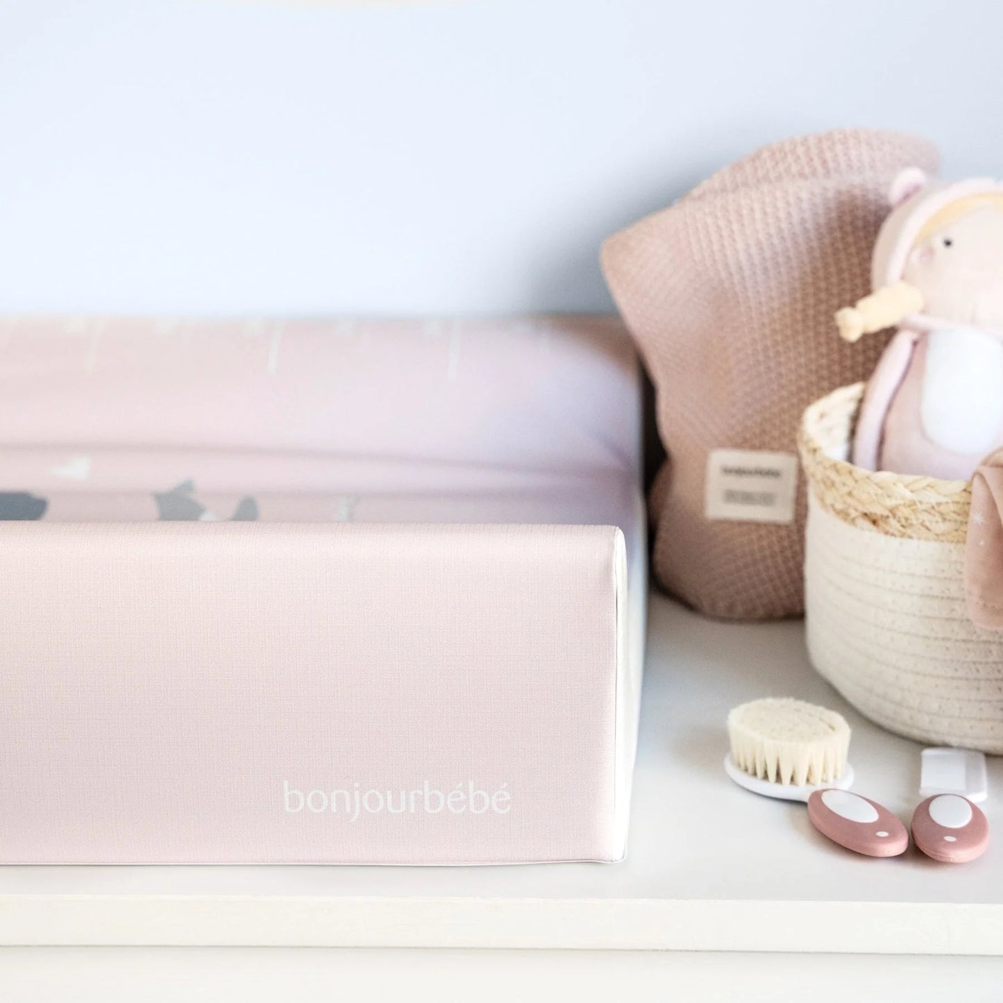 Mudador con Medidor - Polaris Rosa | Bonjourbébé