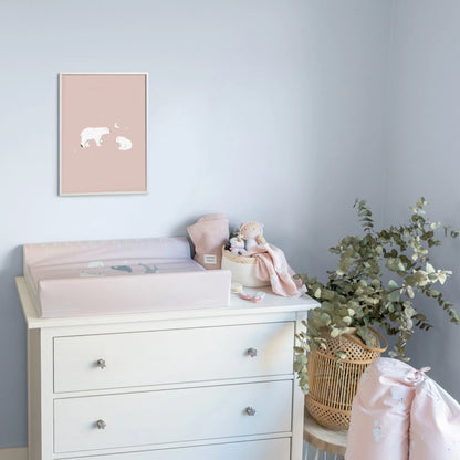 Mudador con Medidor - Polaris Rosa | Bonjourbébé