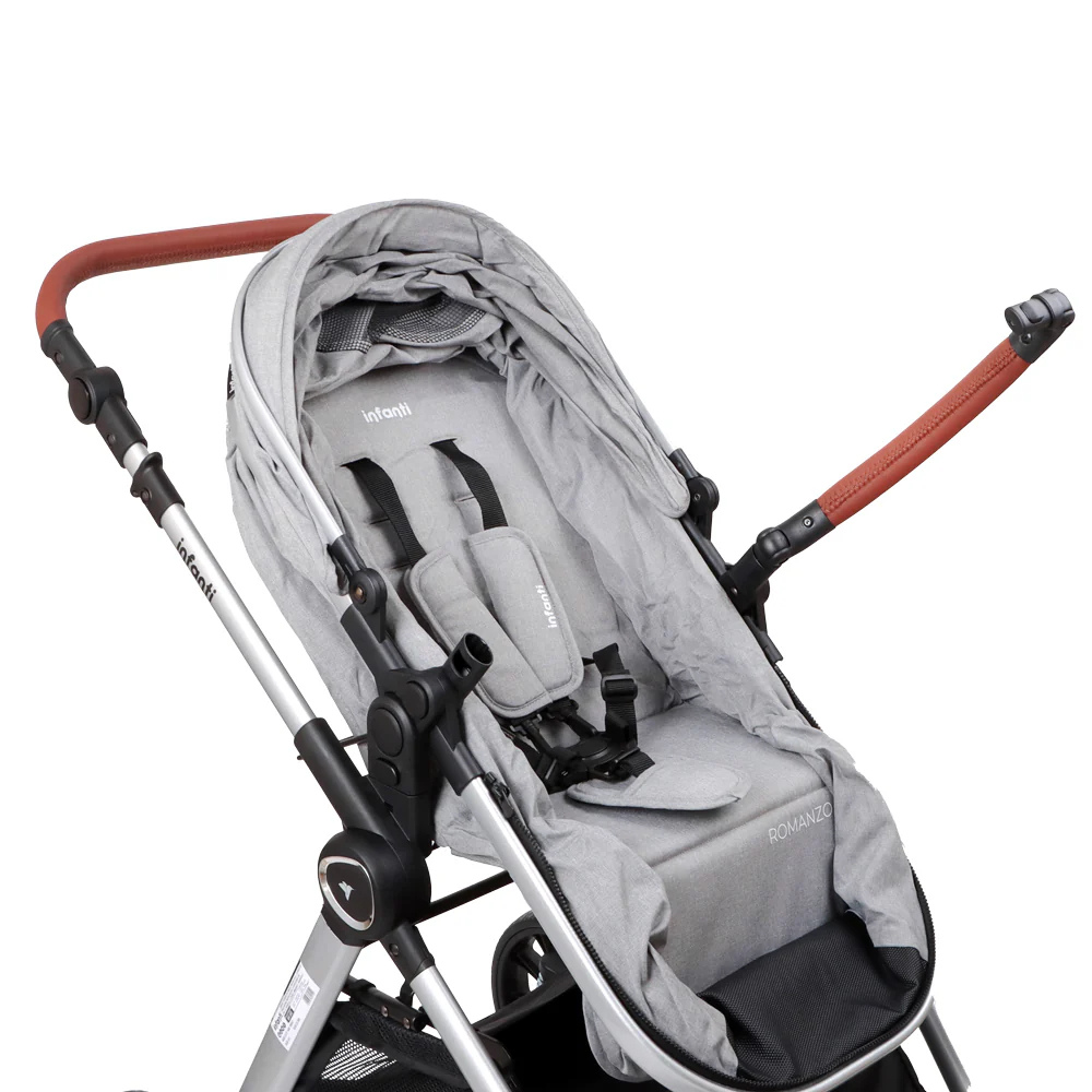 Coches Travel System Romanzo X1-D - Gris | Infanti