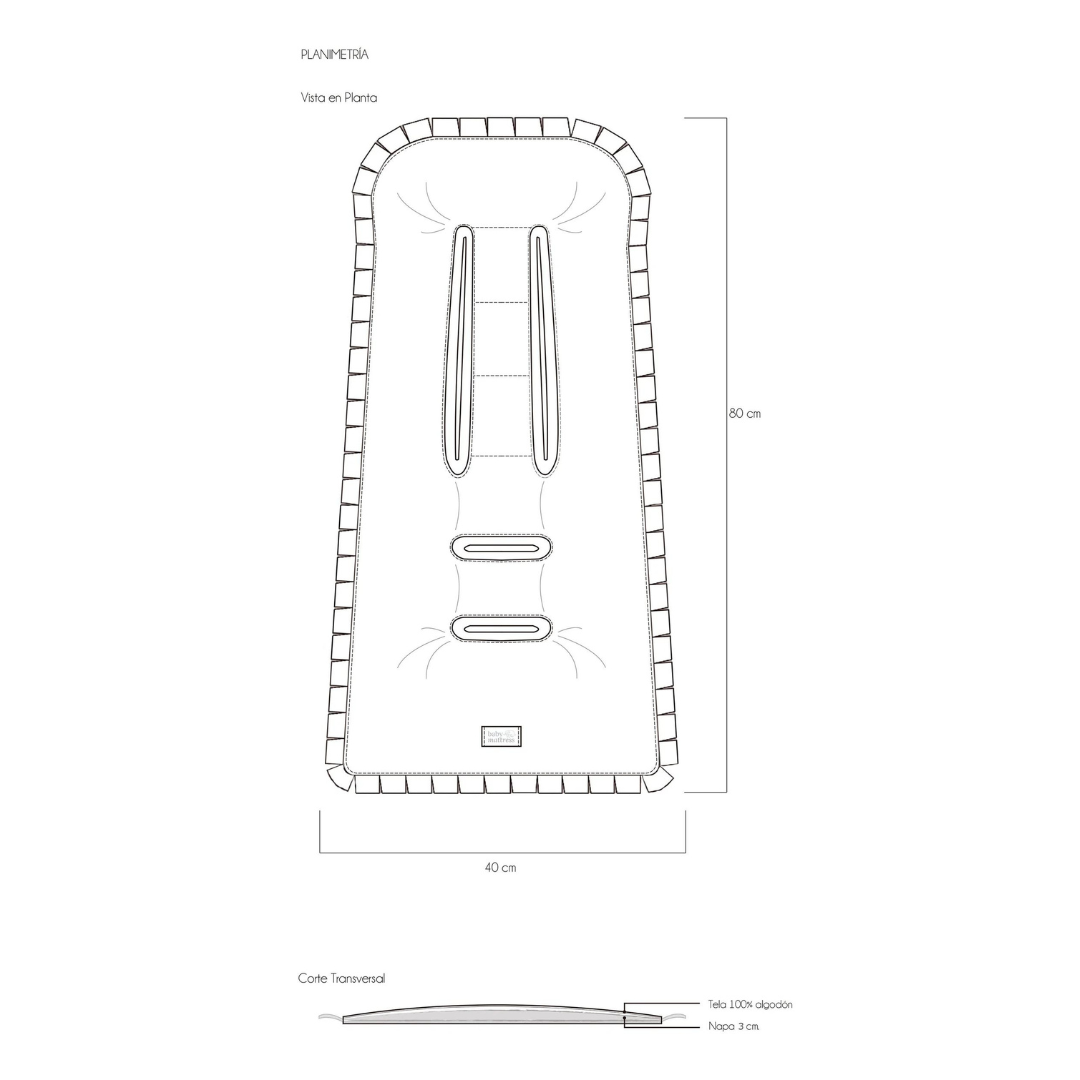 Padded Car Protector - Celeste Piedra