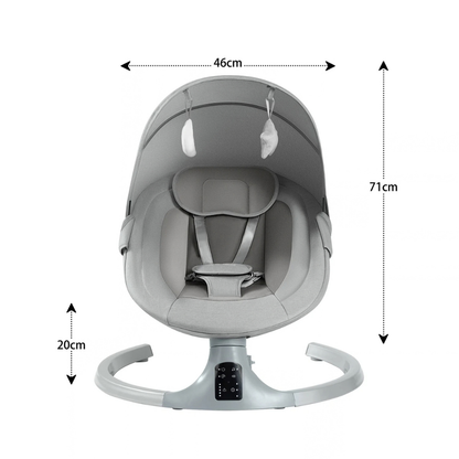 Silla Nido Bouncer BabySwing Smart - Gris | Bebesit