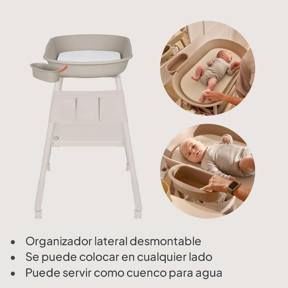 Mudador Acolchado Transportable - Rosie | Lionelo
