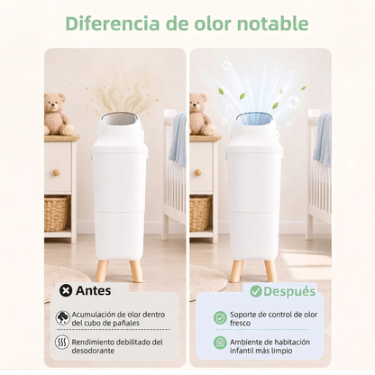 Desodorizante para Basurero de Pañales - Set de 4 Packs | MomCozy