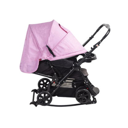 Coche Cuna Balancín SX - Rosado | Bebesit
