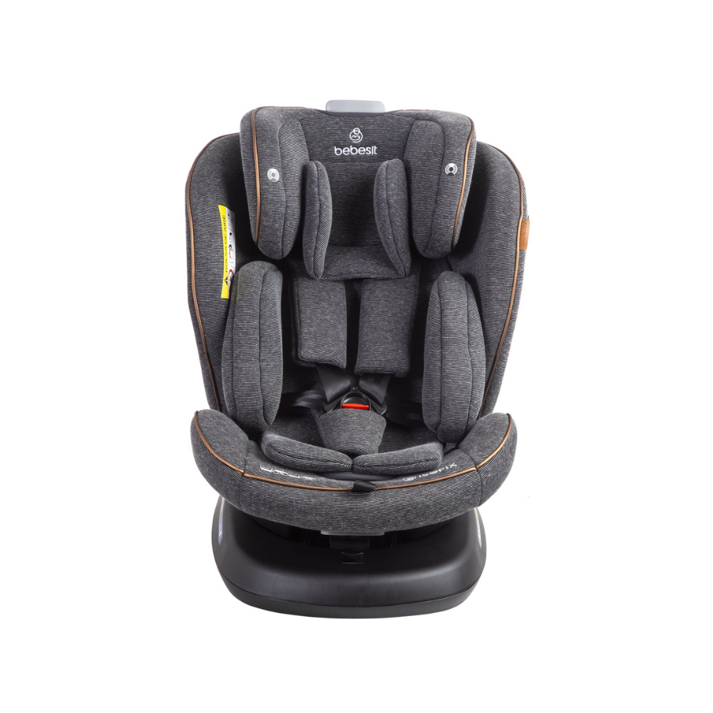 Silla de Auto Convertible Supra 360° Premium - Gris | Bebesit