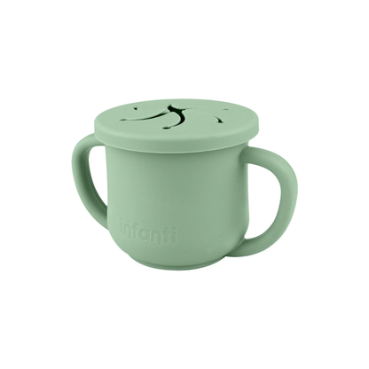 Vaso 2 En 1 Con Asas - Verde | Infanti