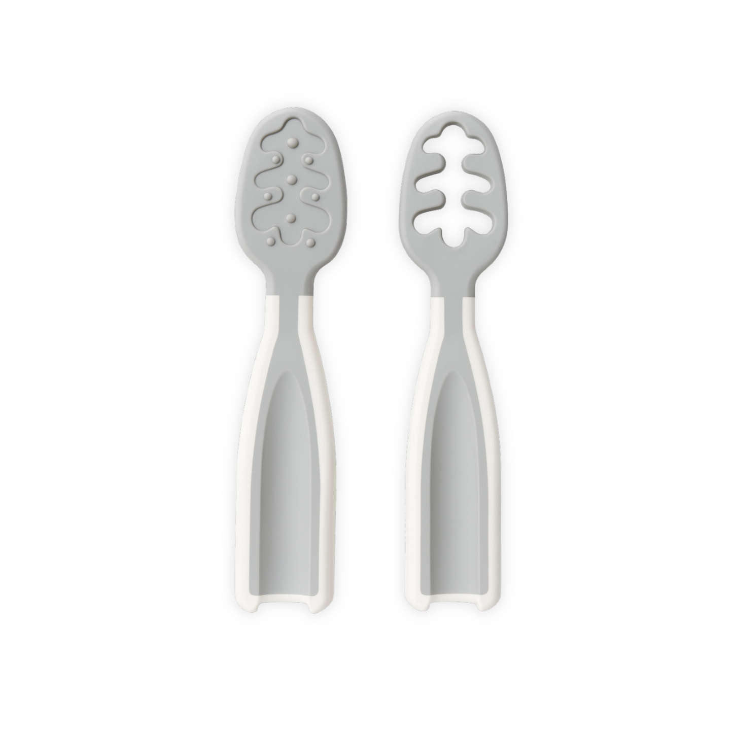 Set de 2 Pre-Cucharas de Aprendizaje para Bebé – +4 meses | Mamás Mateas