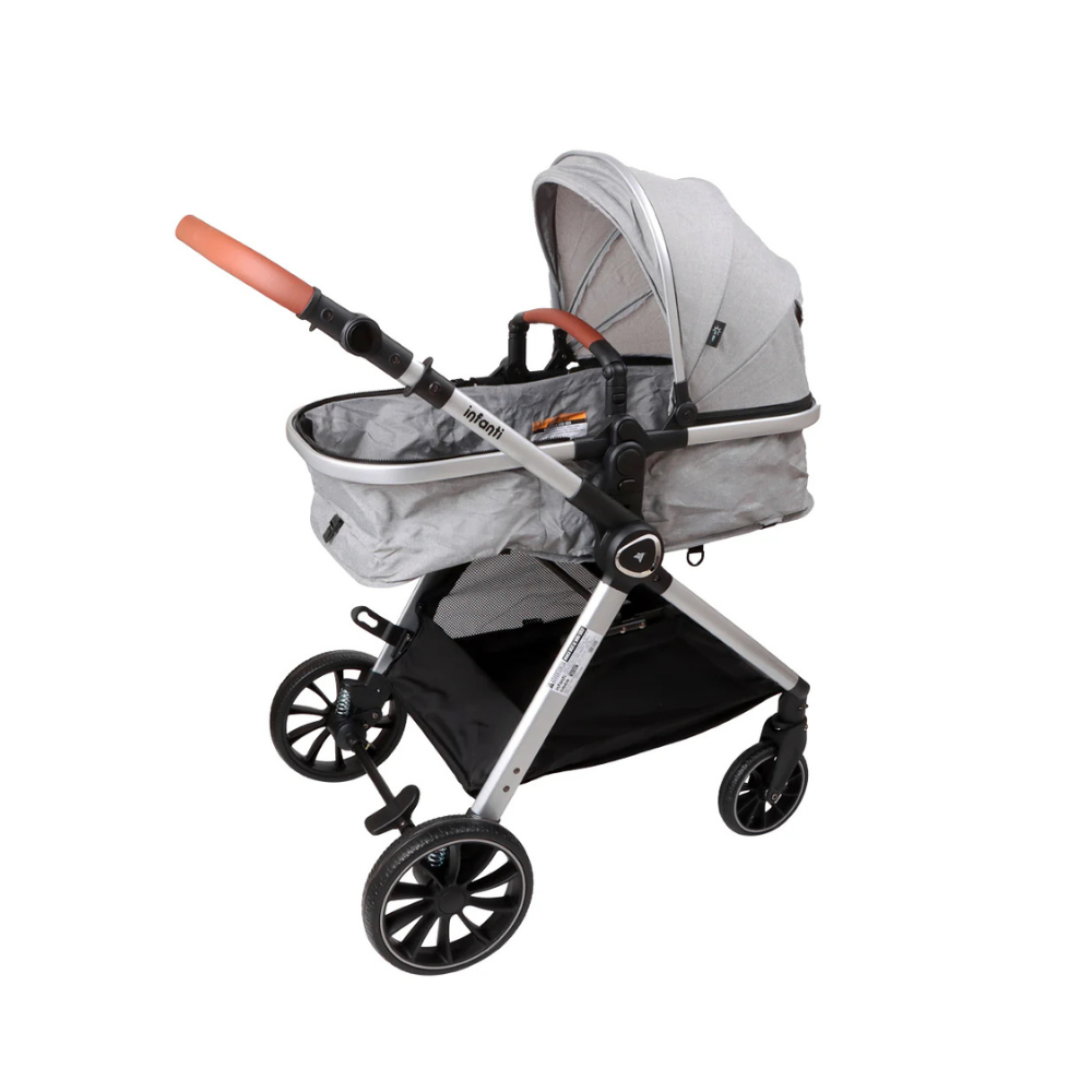 Coches Travel System Romanzo X1-D - Gris | Infanti