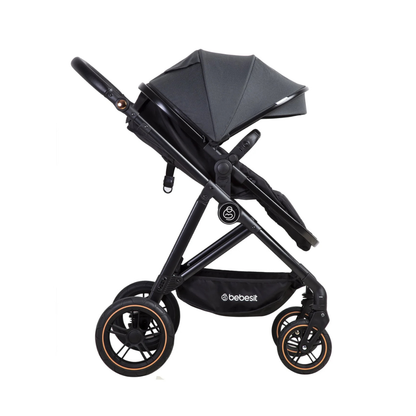 Coche Cuna Paseo Street - Gris | Bebesit