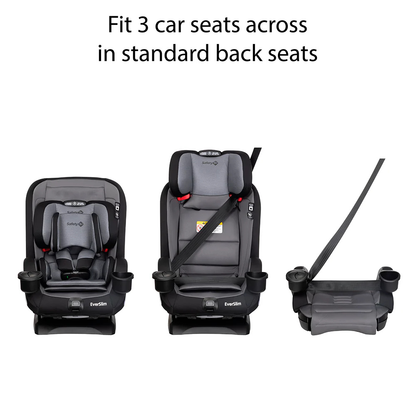 Silla de Auto Convertible Everslim - Negro | Safety 1st