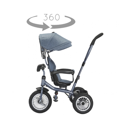 Triciclo de Paseo Infantil 360 LX - Azul | Bebesit