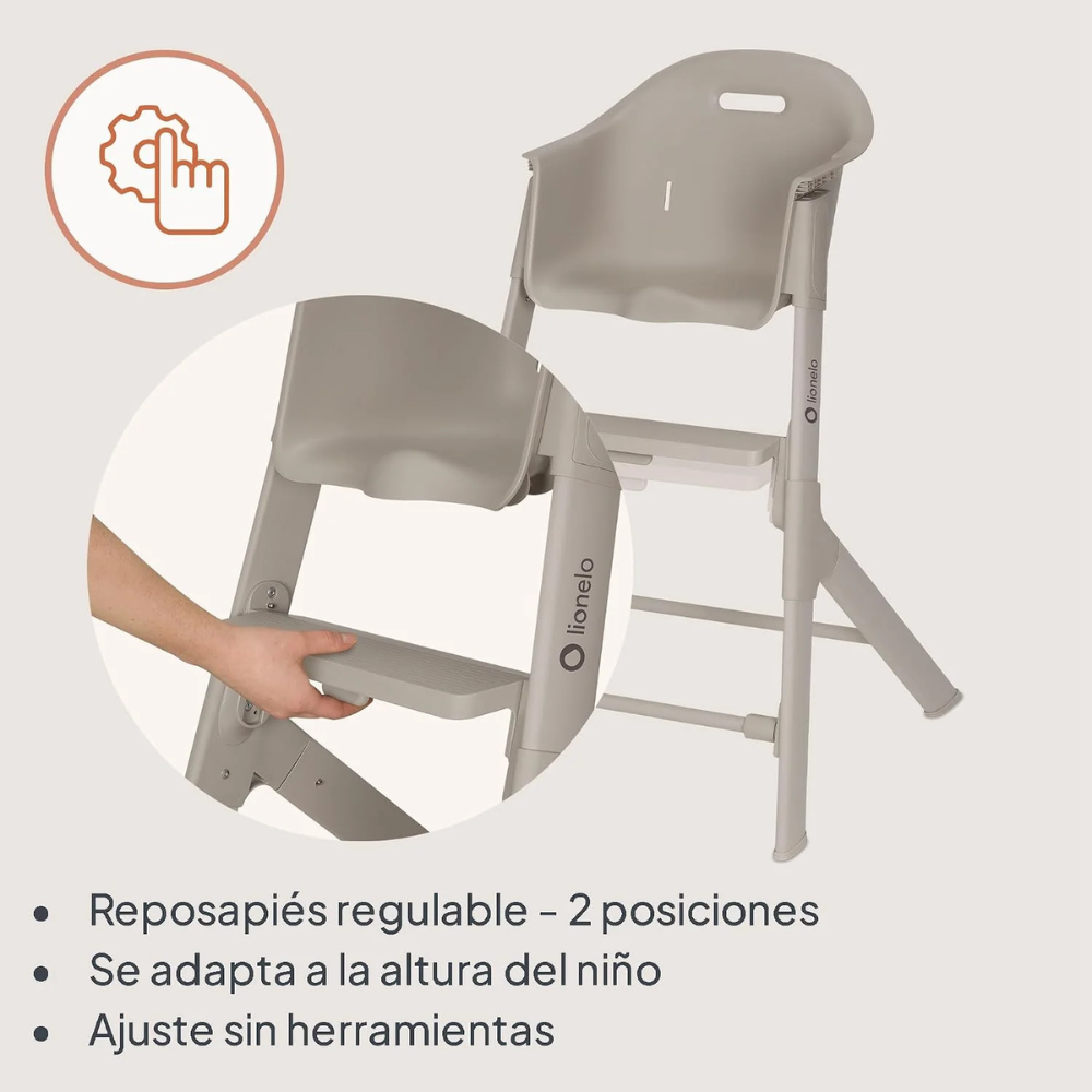 Silla de Comer Beny - Beige Taupe | Lionelo