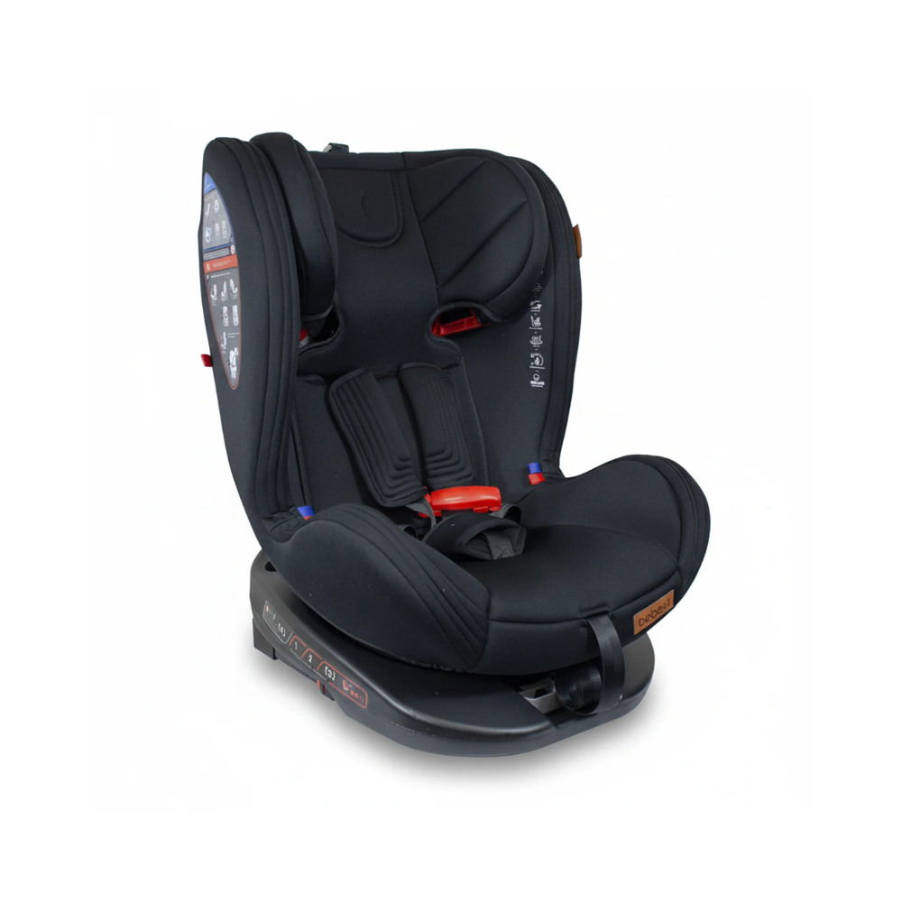 Silla de Auto Saturn 360° Premium - Negro | Bebesit