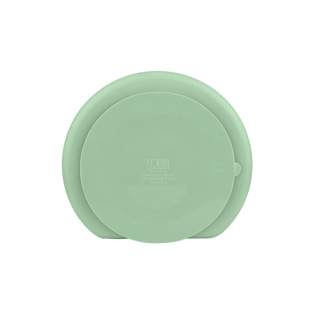 Plato de Silicona con Divisiones - Verde | Infanti
