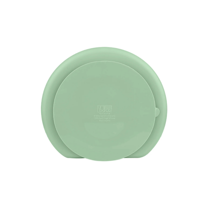 Plato de Silicona con Divisiones - Verde | Infanti