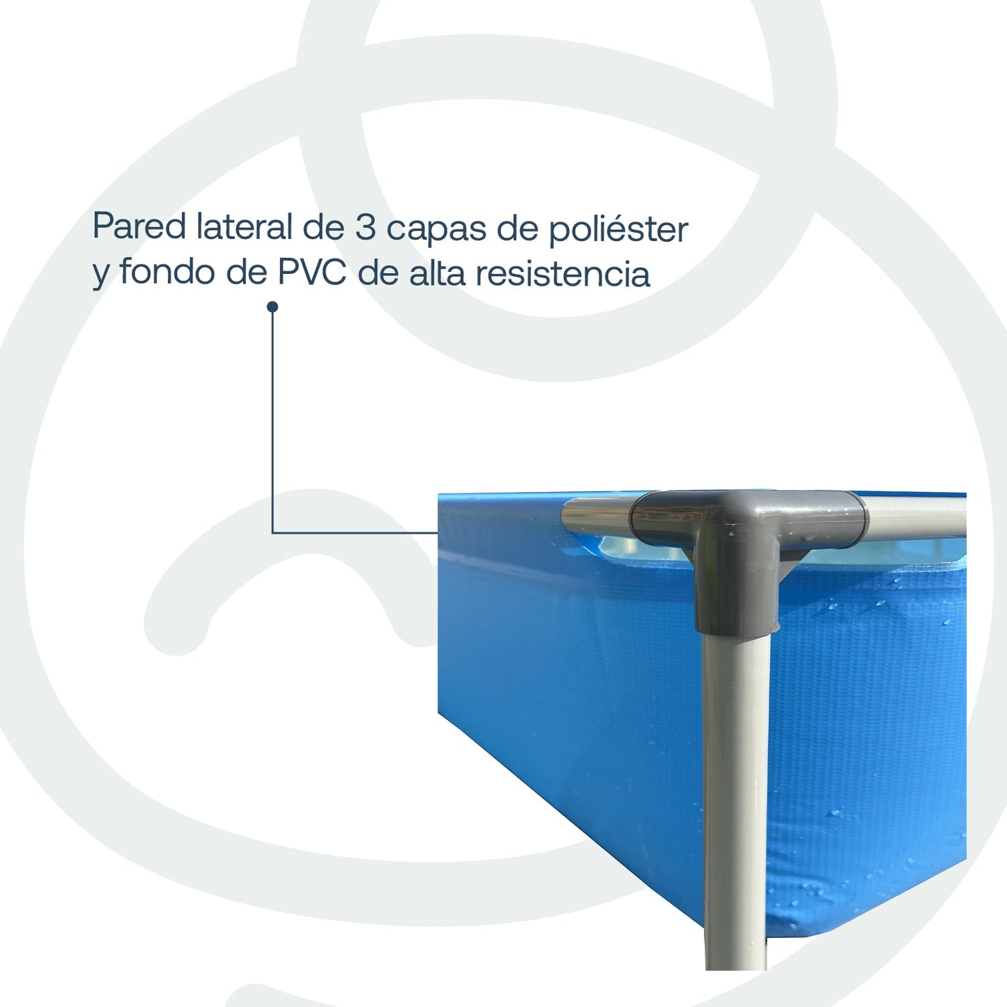 Piscina Estructural infantil de Bebé Be Splash | Bebesit