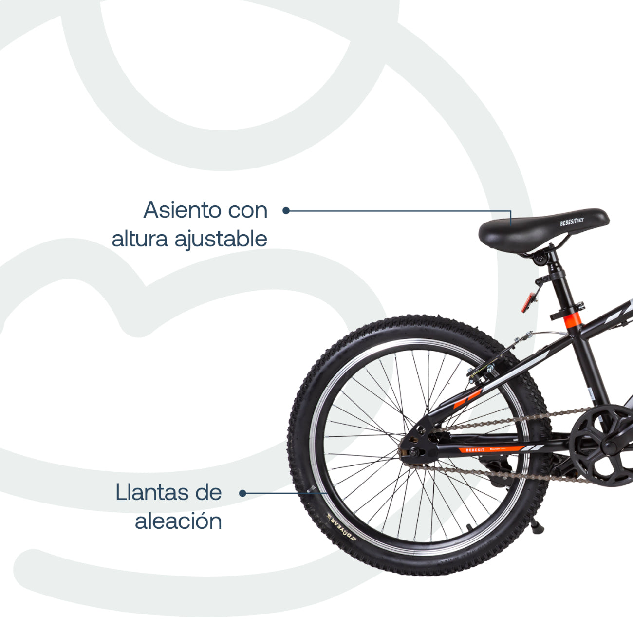Bicicleta Infantil  Kyson - Aro 20 - Roja | Bebesit