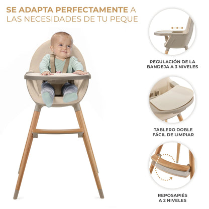 Silla de Comer Fini 2 - Beige