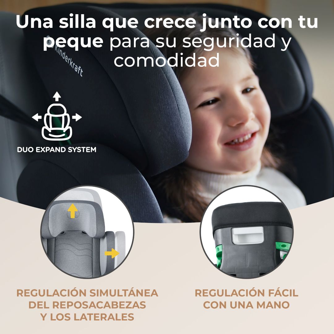 Silla de Auto Butaca Xpand 2 i-Size - Grey | Kinderkraft