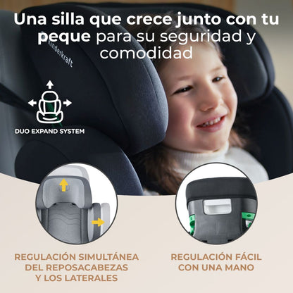 Silla de Auto Butaca Xpand 2 i-Size - Grey | Kinderkraft