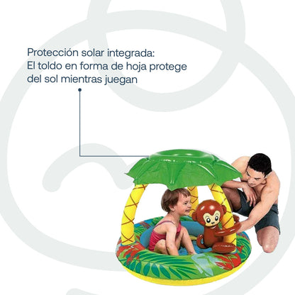 Piscina Infantil Inflable Selva Parasol Be Splash | Bebesit