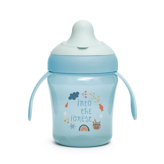 Sippy Cup with Handles and Silicone Spout - 200 ml - Blue 