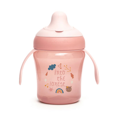 Sippy Cup with Handles and Silicone Spout - 200 ml - Pink 