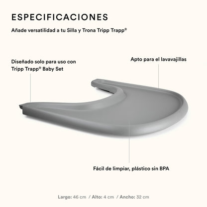 Bandeja para Silla Tripp Trapp® - Storm Grey | Stokke