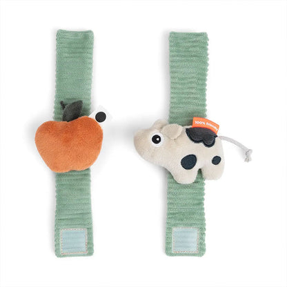 Set de 2 Sonajeros de Muñeca Dotti - Verde