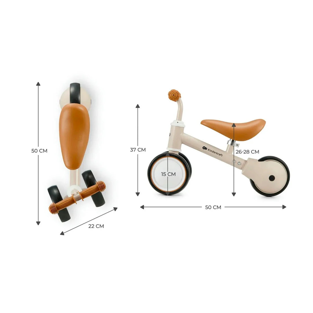 Balance Cutie Tricycle - Light Beige