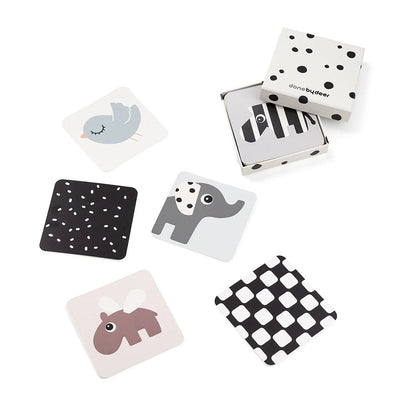 Set de 10 Tarjetas de Contraste para Bebés Deer Friends - Varios Colores