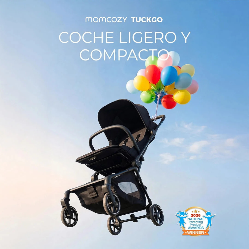 Coche de Paseo TuckGo - Black | MomCozy