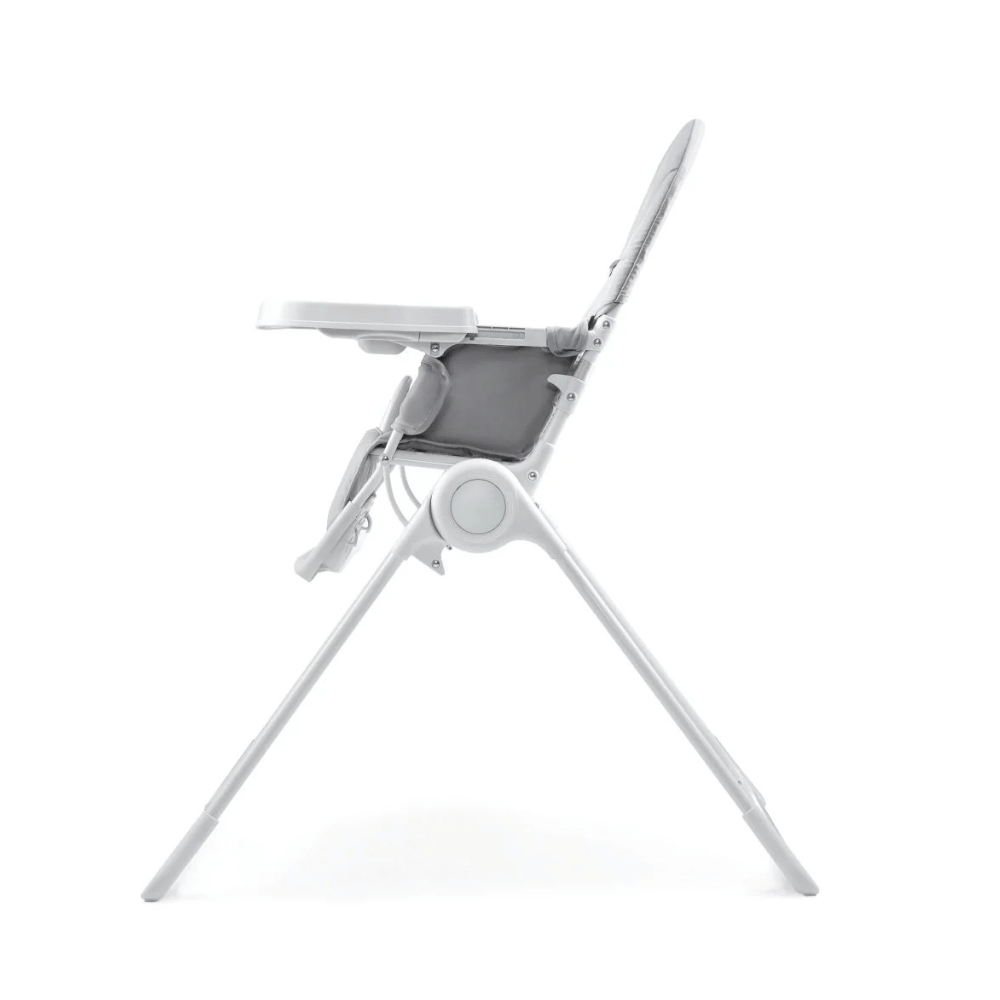 Silla de Comer Compacta Binci - Light Grey | Kinderkraft