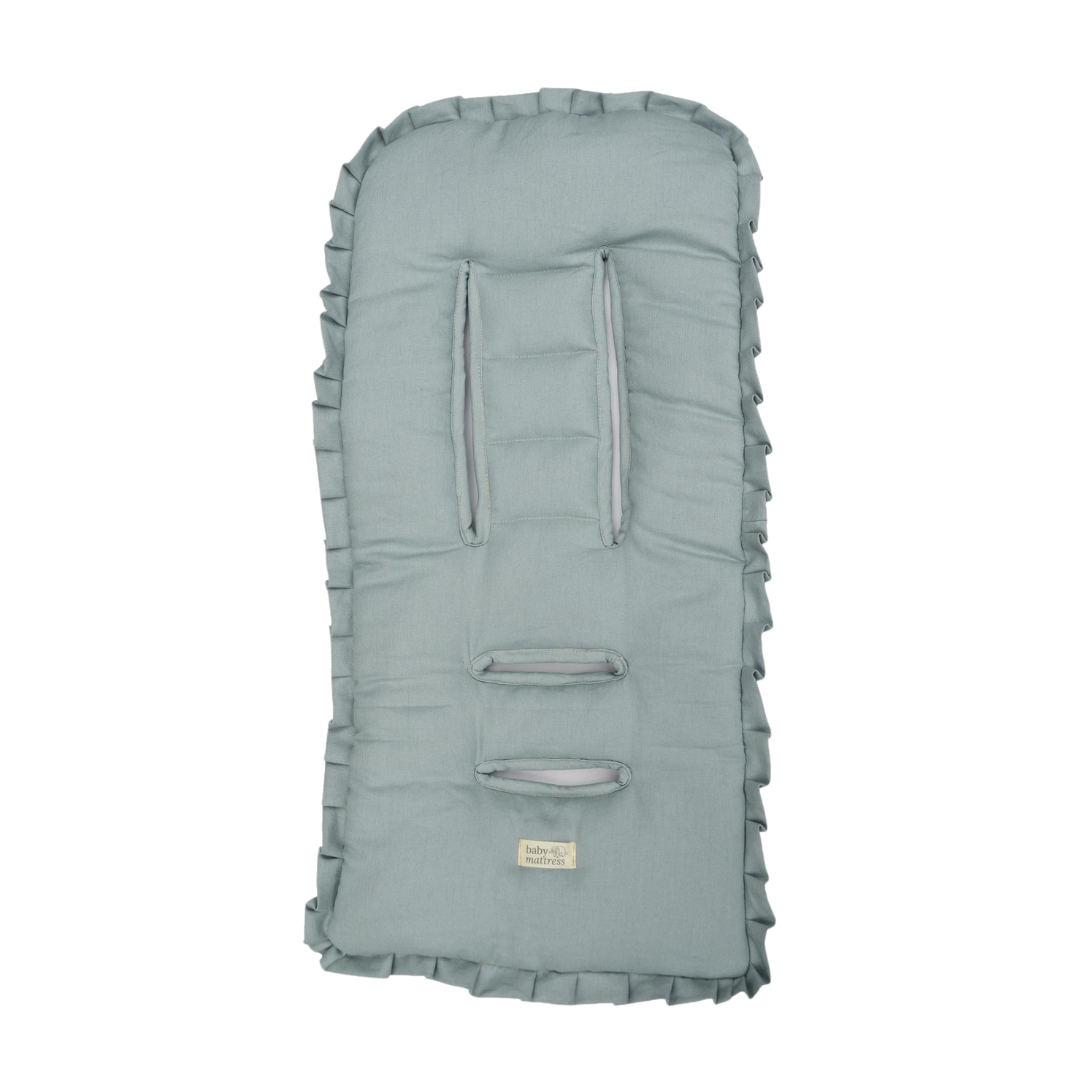 Quilted Car Protector - Aqua Linen