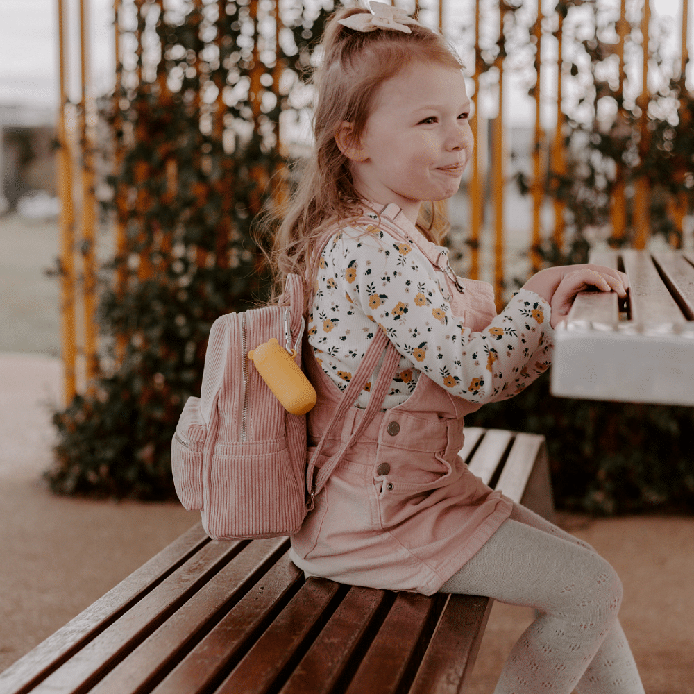 Bombilla en Caja Para Llevar Oso - Amarilla | We Might Be Tiny