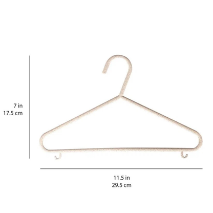 Set de 30 Colgadores Ecológicos para Ropa de Bebés y Niños - Crema / Gris / Caramelo | 3 Sprouts