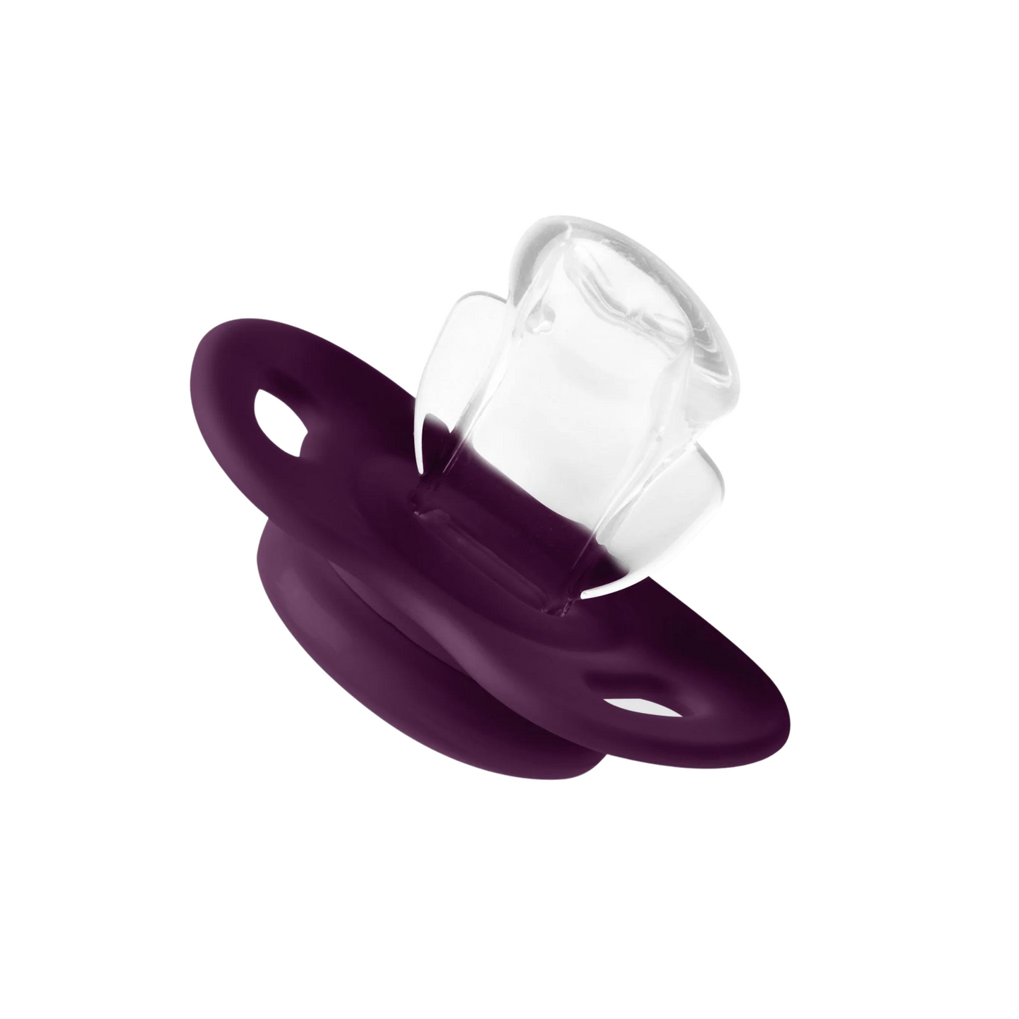 Dental Pacifier with Anatomical Nipple with Wings - Purple