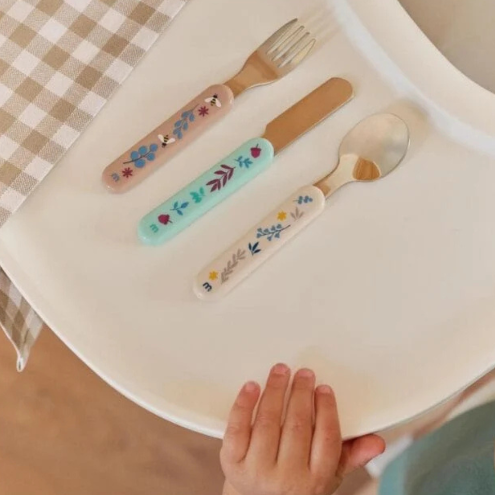 Set de Cubiertos Infantiles Steel Cutlery - Dreamland | Miniland