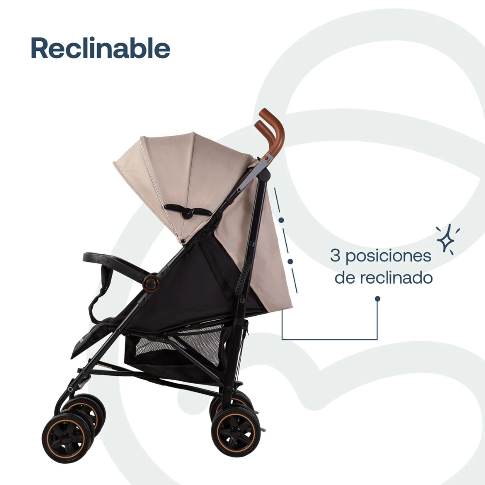 Coche Paragua Magic Ride - Beige | Bebesit