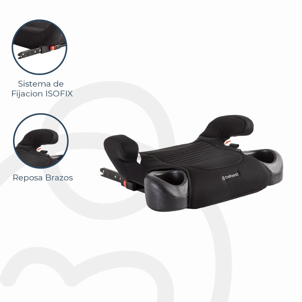 Alzador Isofix - Negro | Bebesit